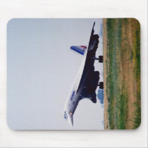 Air France Concorde, Sacramento Airport, Californi Mousepads