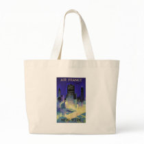 Air France New York Tote Bags