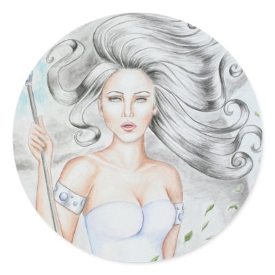 Air Goddess stickers by ginagammon