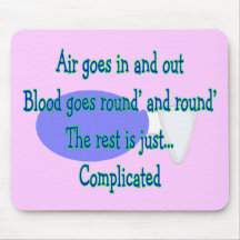 Air Goes and Out...The Rest is Complicated Mouse Mat