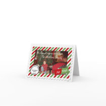 Air Mail Holiday  Photo Christmas Cards