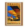 Air, Sea and Land Travel Vertical Postcard