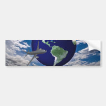 Air Travel Bumper Sticker
