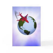 Air Travel Greeting Card