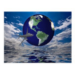 Air Travel Post Card