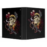 Airborne Marine Corps Parachute Skull by Al Rio binders