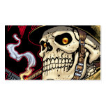 Airborne Marine Corps Parachute Skull by Al Rio business cards