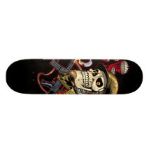 Airborne or Marine Paratrooper Skull with Helmet Skateboard Decks