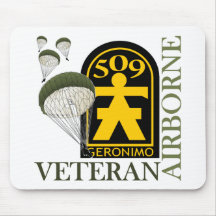 Airborne Veteran - 509th PIR Mousepads