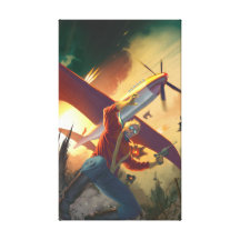 Airboy: Deadeye #1 Cover Stretched Canvas Print