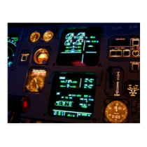 Airbus Cockpit Detail 2 postcards