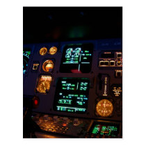 Airbus Cockpit Detail 3 postcards