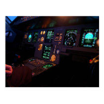 Airbus Cockpit postcards