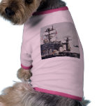 Aircraft Carriers Helicopters Ships Navy Sailors Doggie Tee Shirt