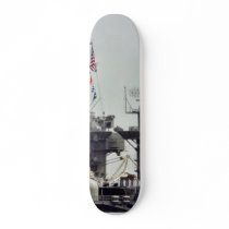 Aircraft Carriers Helicopters Ships Navy Sailors Skate Board Deck