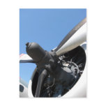 Aircraft Engine Postcard
