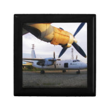 Aircraft graveyard in the east. trinket box