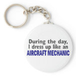 Aircraft Mechanic During The Day Key Chain