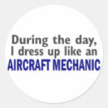 Aircraft Mechanic During The Day Sticker