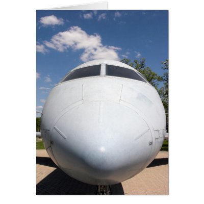 Aircraft Nose 4 Card by MDKgraphics
