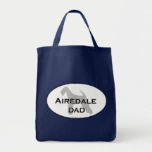 Airedale Dad Tote Bags