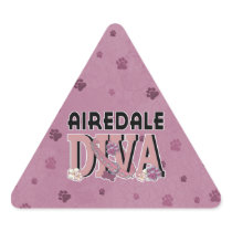 Airedale DIVA Triangle Sticker