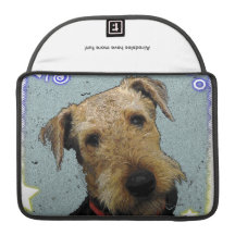 Airedale Mac sleeve Sleeves For MacBooks