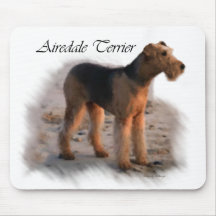 Airedale Terrier Art Gifts Mouse Pad