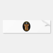 AIREDALE TERRIER BUMPER STICKER