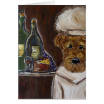 AIREDALE TERRIER CARD