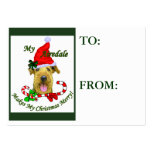 Airedale Terrier Christmas Gifts Name Tags Business Cards
