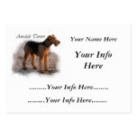 Airedale Terrier Personalized Cards business cards