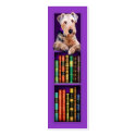 Airedale Terrier Purple Bookmark business cards