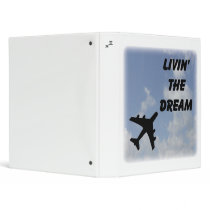 Airline aircraft organizer 3 ring binders