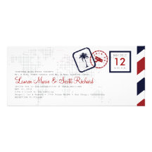 Airline Boarding Pass Invitation