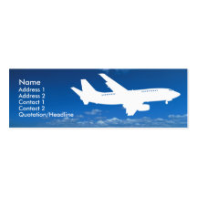 Airline Industry business card template
