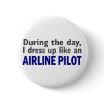 AIRLINE PILOT During The Day buttons