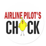 Airline Pilot’s Chick stickers