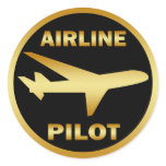 AIRLINE PILOT stickers