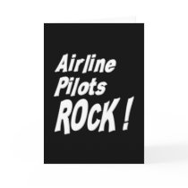 Airline Pilots Rock! Greeting Card