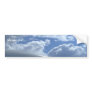 Airliner-cockpit-with-clouds-in-background Bumper Sticker