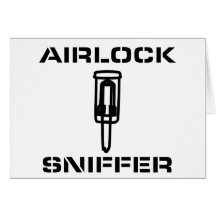 Airlock Sniffer Greeting Card