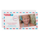 Airmail Holiday Greeting Card Photo Cards