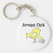 Airmans Chick Key Chain