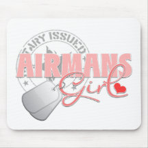 Airmans Girl Issued Mouse Pad