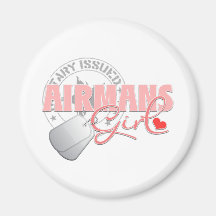 Airmans Girl Issued Refrigerator Magnet