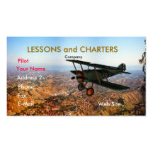 Airplane Business Card Templates