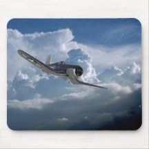 Airplane items mousepad