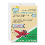 Airplane Landing - kids birthday invitation-3