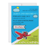 Airplane Landing - kids birthday invitation-4